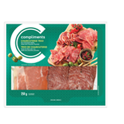 Pack shot of Italian-style Compliments cold cuts.