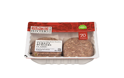 Package of 4 turkey burgers