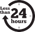 24_hours-1 Black Less than 24 hours Icon