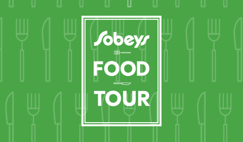 Sobeys Food tour sign