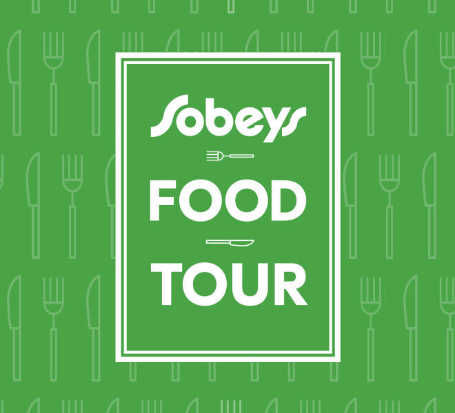 Sobeys Food tour sign