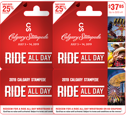 Ride All Day Calgary Stampede Gift Cards