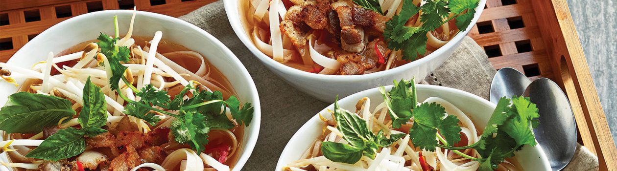 Easy Spicy Pho Soup with Bacon