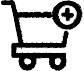 bucket_icon Black shopping cart Icon