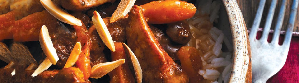 Chicken with Apricots & Almonds