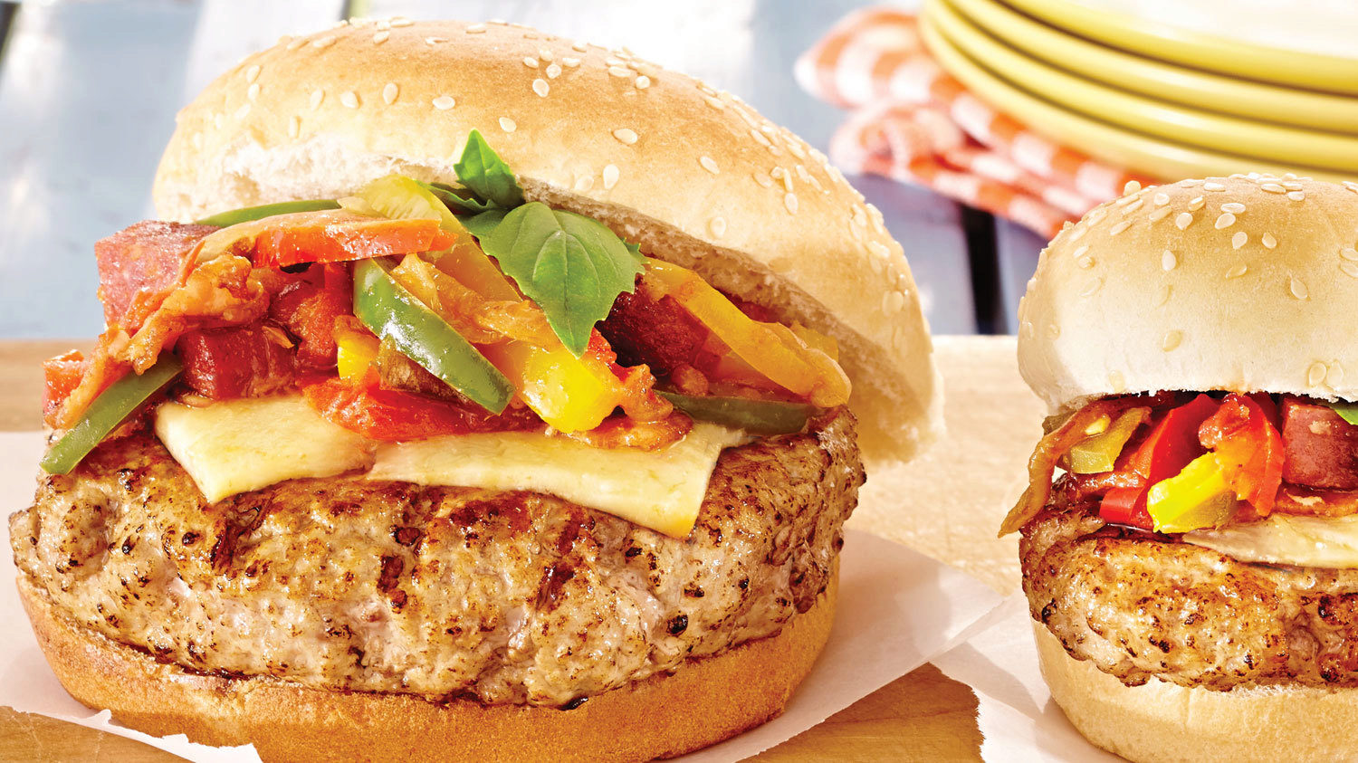 Homemade Veal Burger with Chorizo Piperade Sobeys Inc.