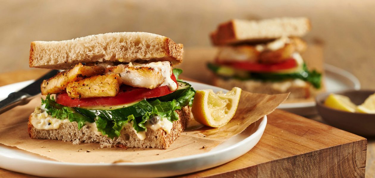 Po’ Boy-Style Cod Sandwich