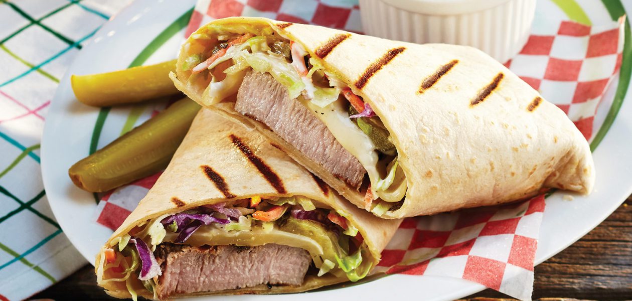 Cubano-Style Grilled Pork Wraps