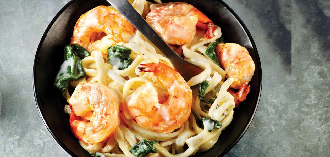 Alfredo Linguine with Shrimp & Spinach - Sobeys Inc.