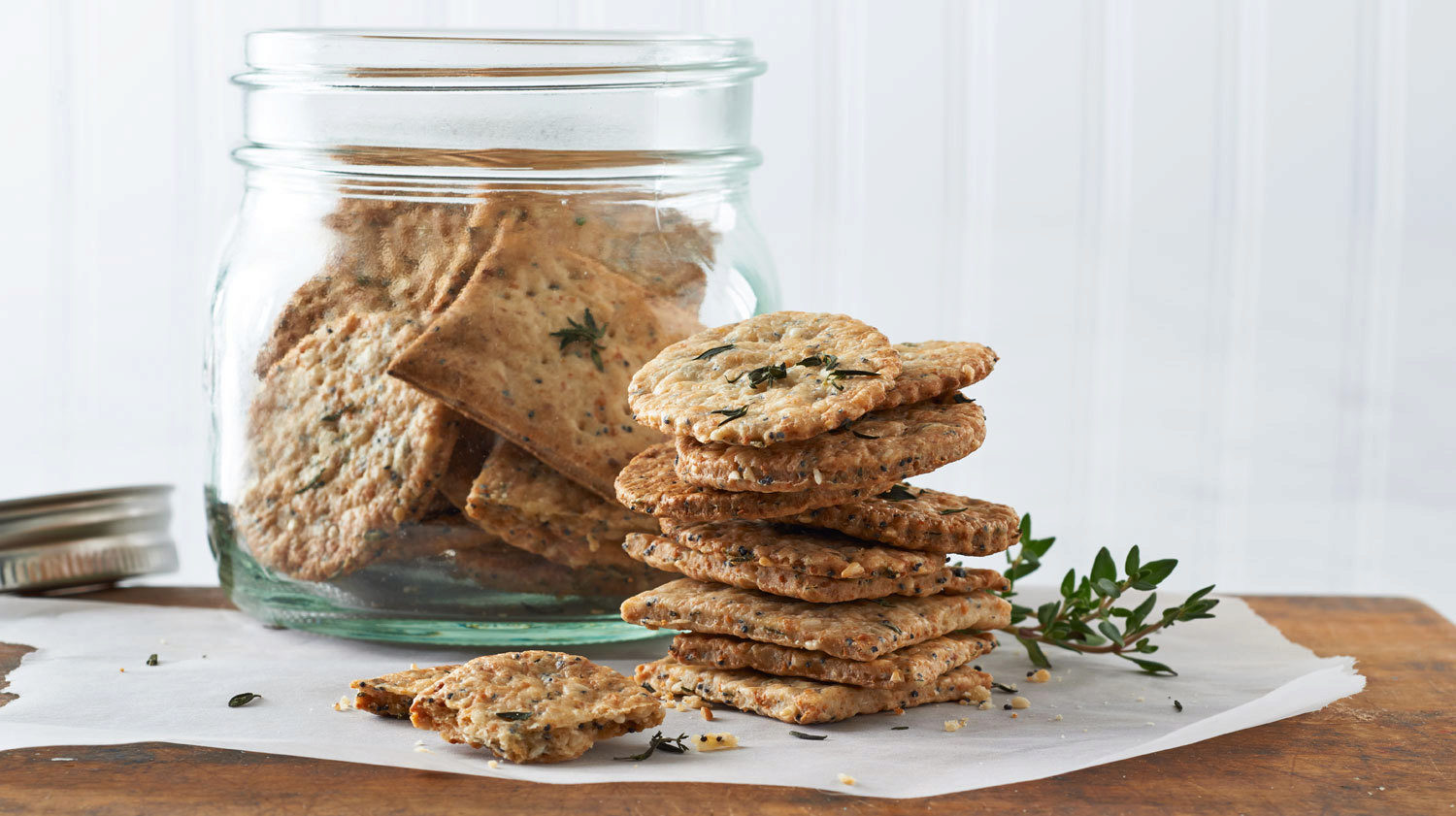 Parmesan, Poppy & Sesame Seed Crackers Sobeys Inc.