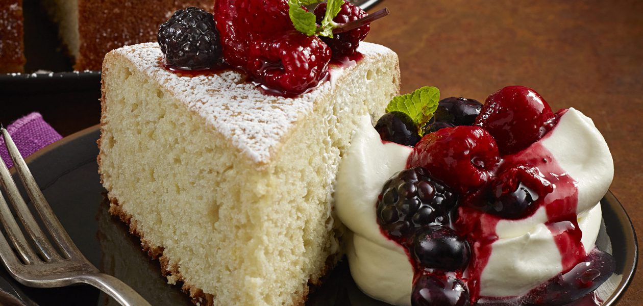 Dairy-Free Lemon Cake with Berry Sauce - Sobeys Inc.