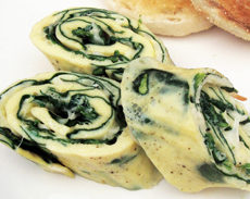 Egg and Spinach Roll