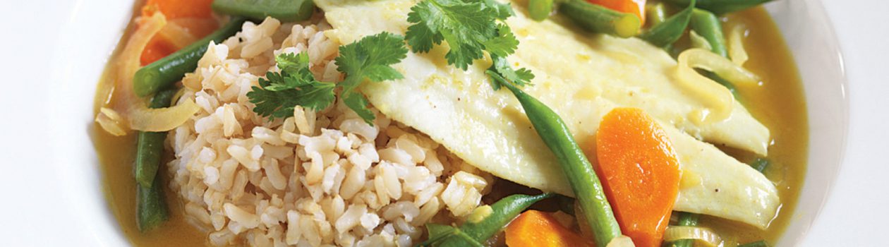 Ginger-Lime Poached Sole