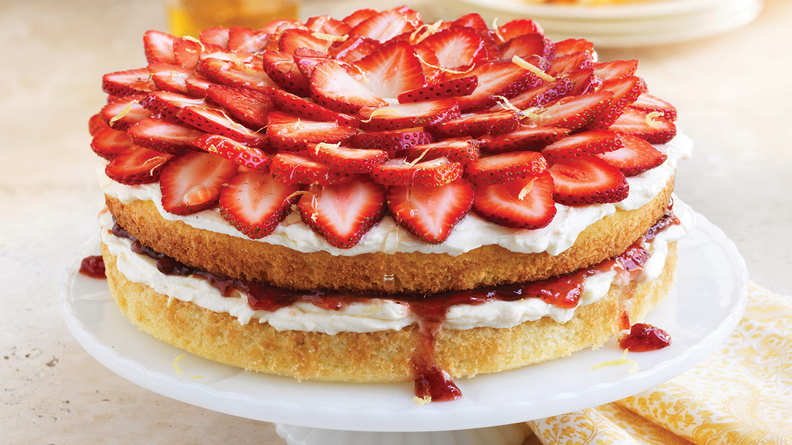Gluten Free Strawberry Topped Cake Sobeys Inc