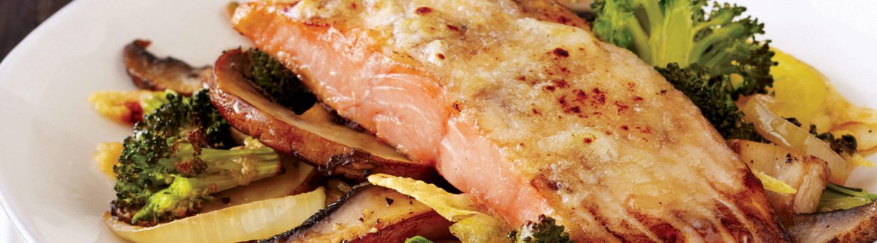 Gratin de saumon au brocoli