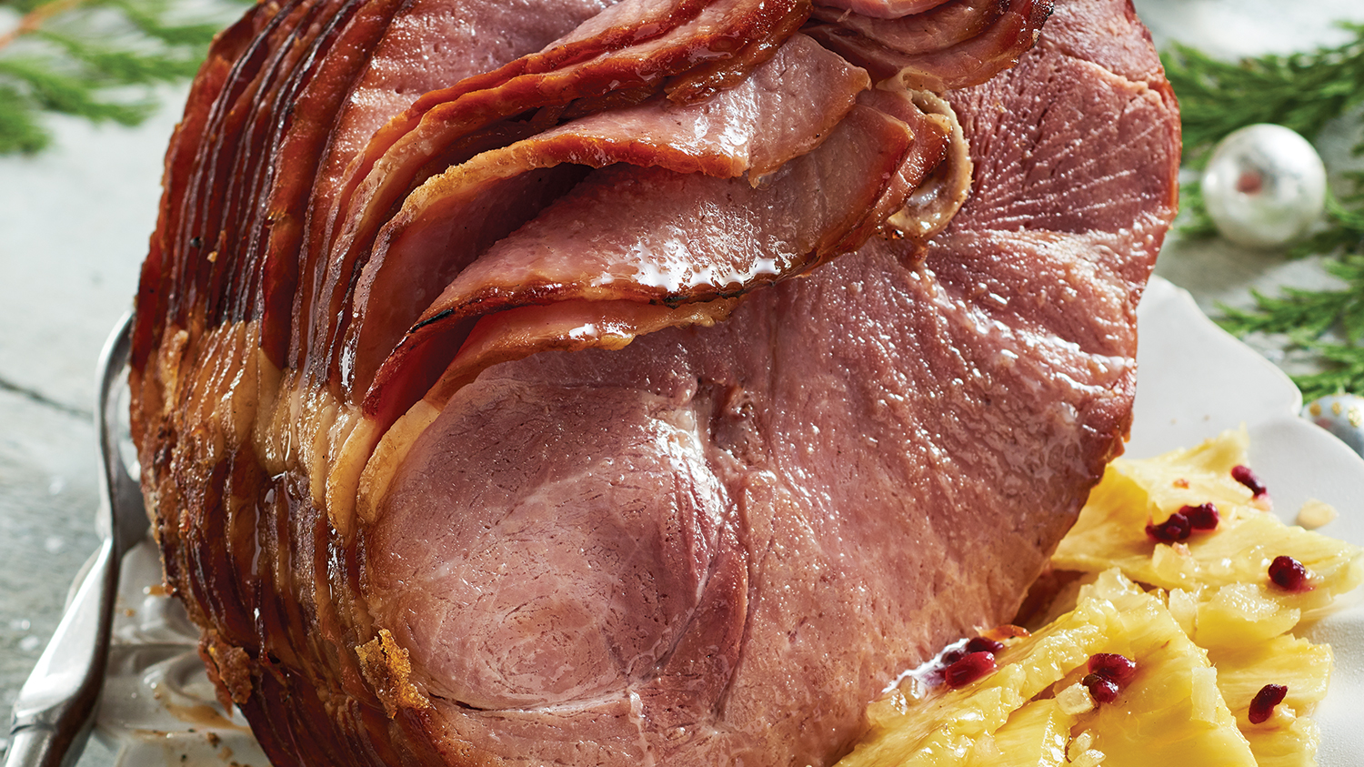 Jambon roulé fumé au four