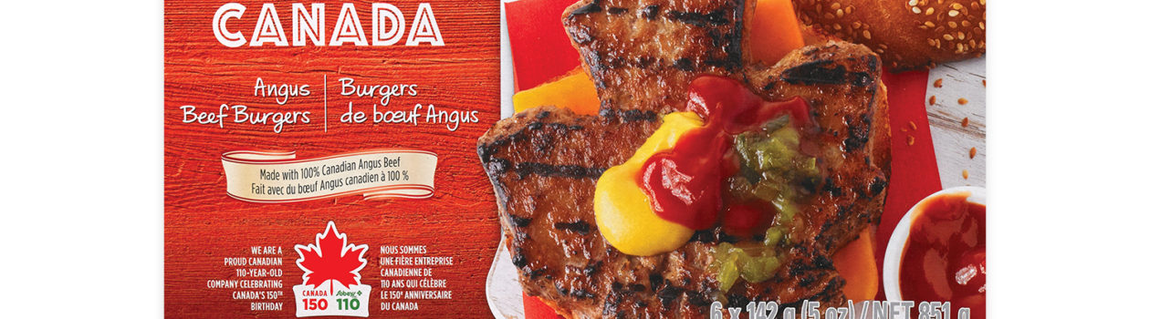 Sensations by Compliments Celebrate Canada Angus Beef Burgers