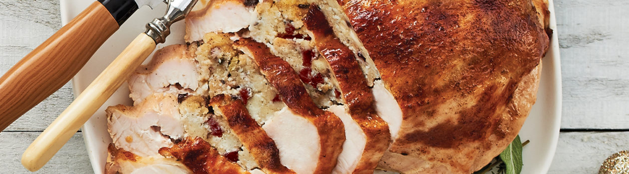 Sensations by Compliments Boneless Turkey Breast Roast with Cranberry Stuffing