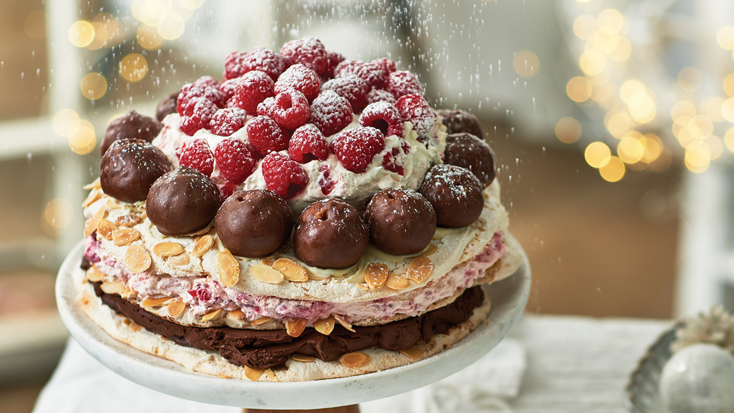 Almond Meringue Chocolate Raspberry Torte Sobeys Inc Almond Meringue Chocolate Raspberry Torte Sobeys Inc