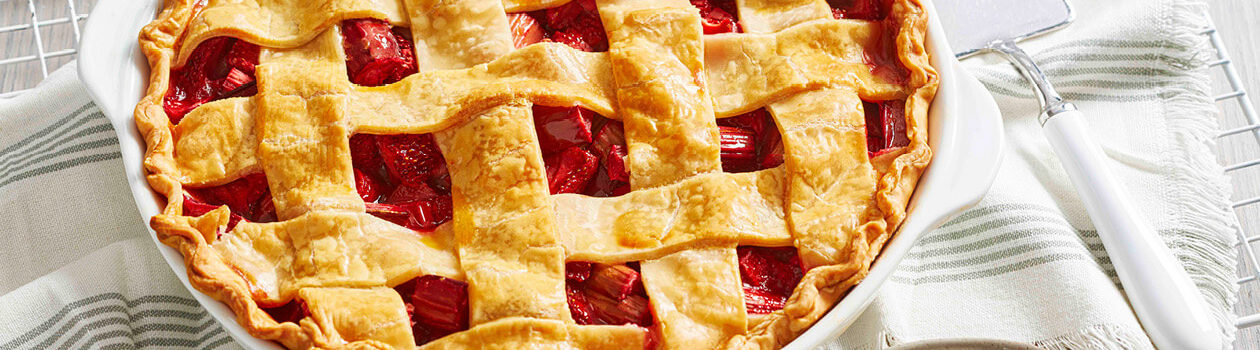 Strawberry-rhubarb pie