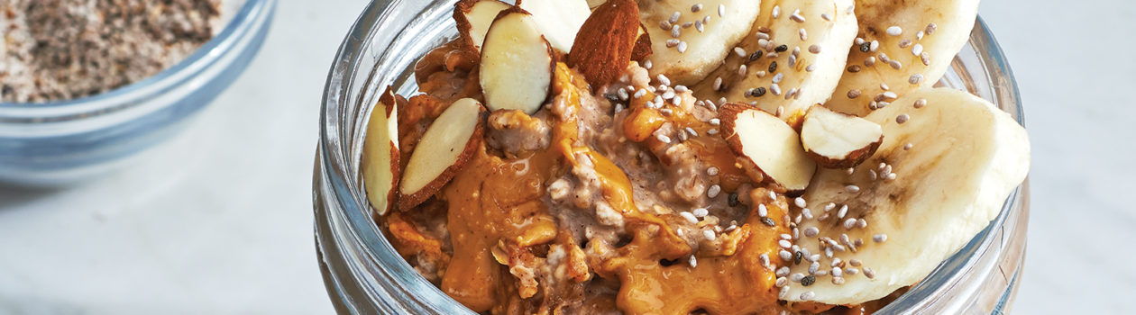 Peanut Butter & Almond Overnight Oats