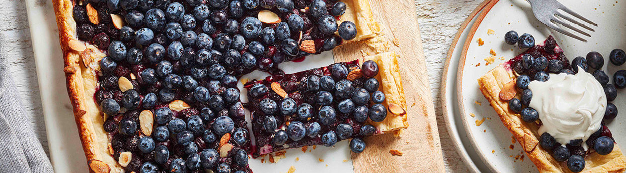 Blueberry & Almond Tart