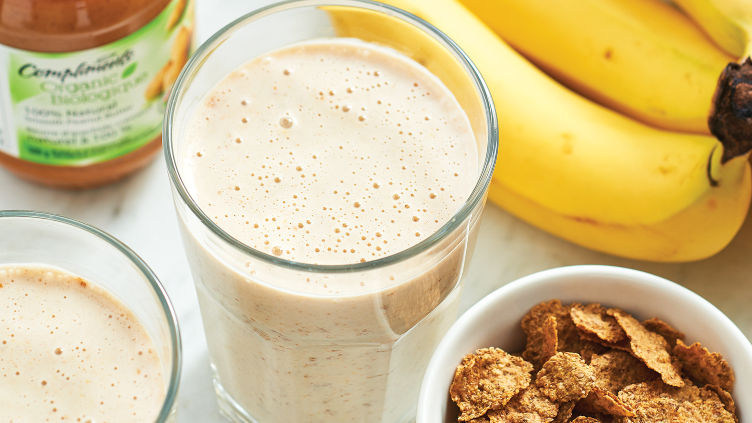 Peanut Butter &amp; Banana-Bran Smoothie-image