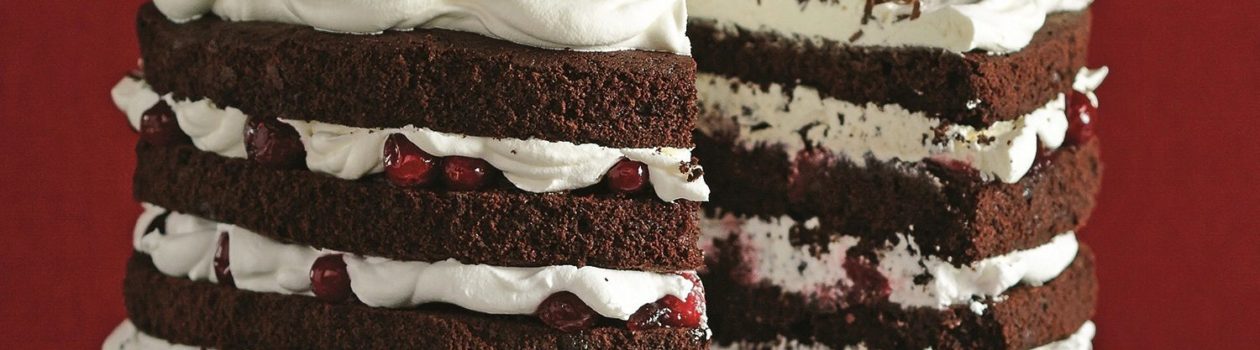 Cranberry Black Forest Cake