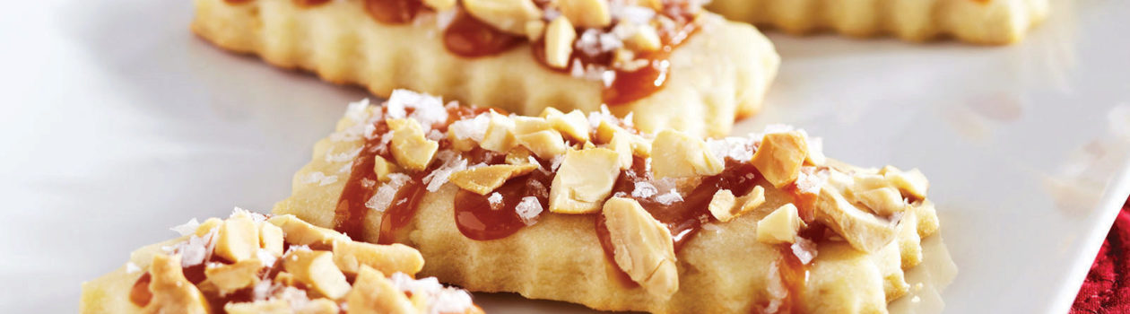 Salted Caramel & Cashew Cookies