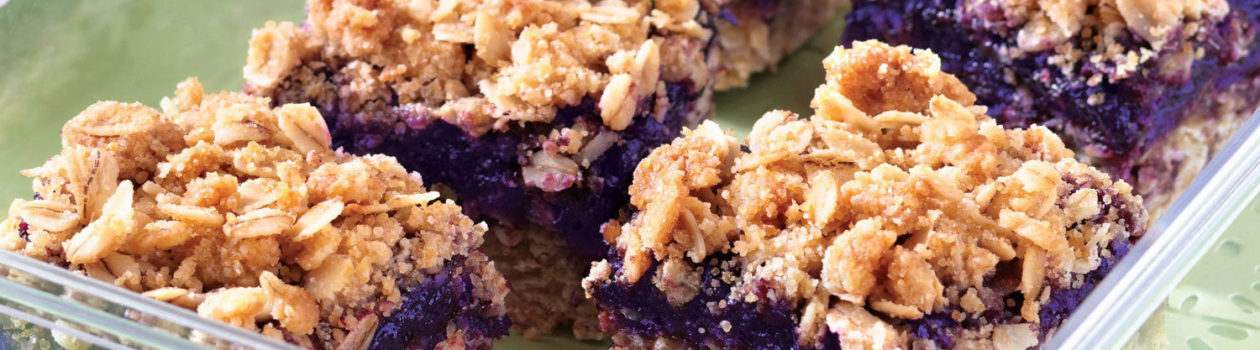 Blueberry Lemon Crumble Bars