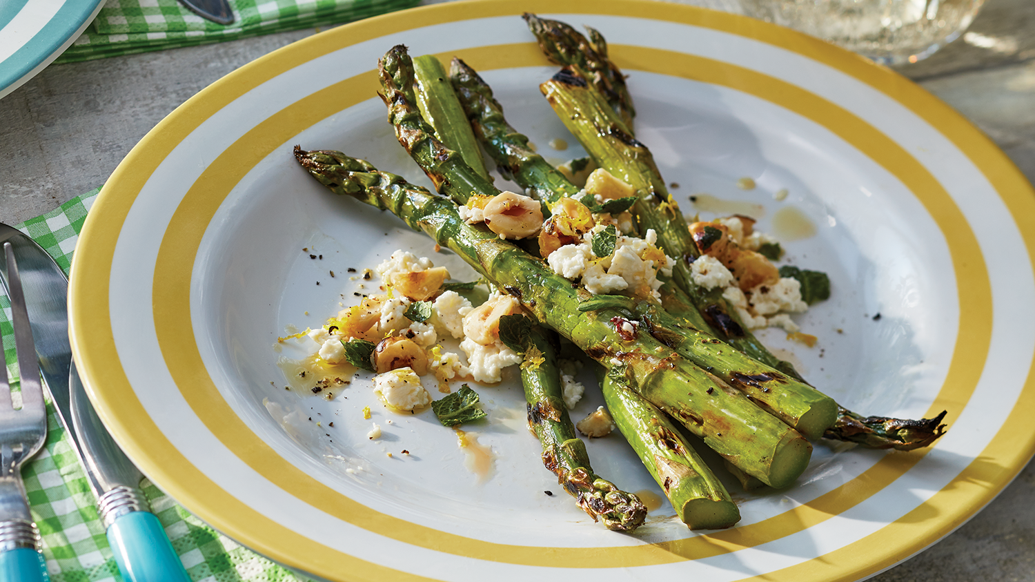 Grilled Asparagus with Hazelnuts & Feta Sobeys Inc.