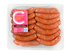 Compliments Pork Sausages Hot Italian-Style