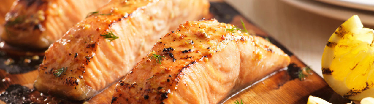 Maple-Mustard-Planked-Salmon