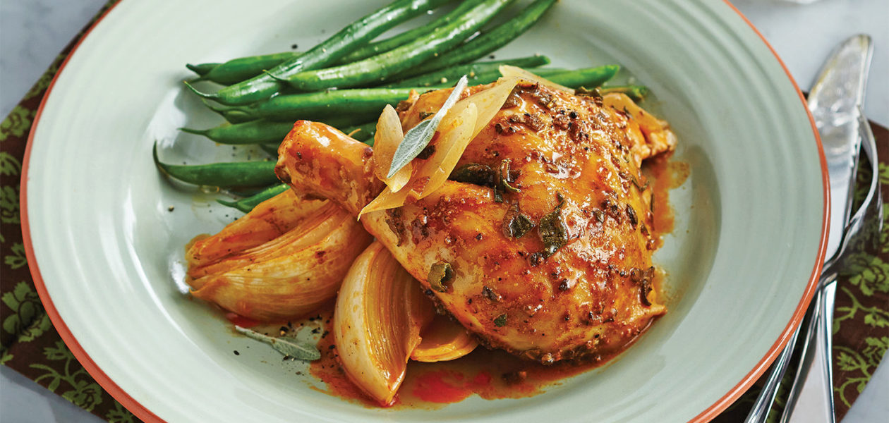 Slow Cooker Whole Chicken with Sage Butter & Onions Sobeys Inc.