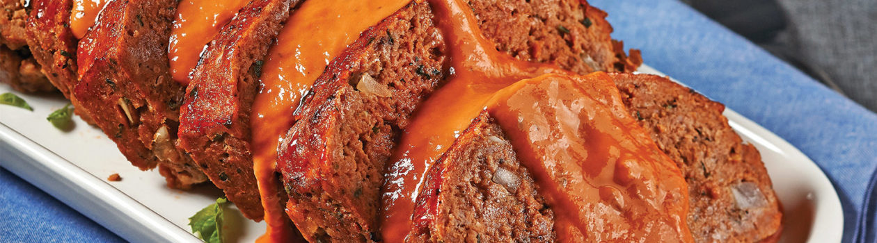 Basic Meatloaf with Creamy Tomato Sauce