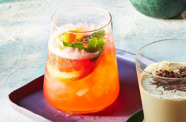 Blood orange spritz
