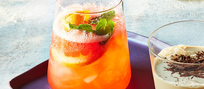 Blood orange spritz