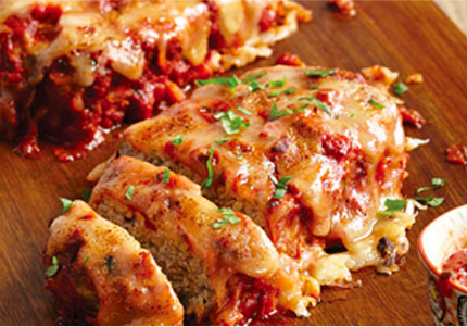 Big Batch Chicken Parm Meatloaf