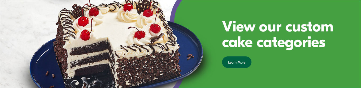 view our custom cake categories