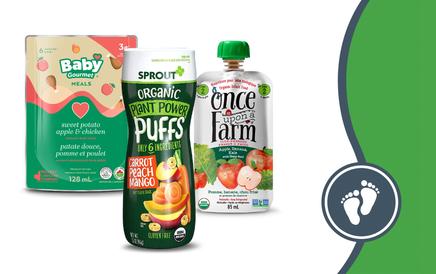 baby-food Packages of finger foods for baby
