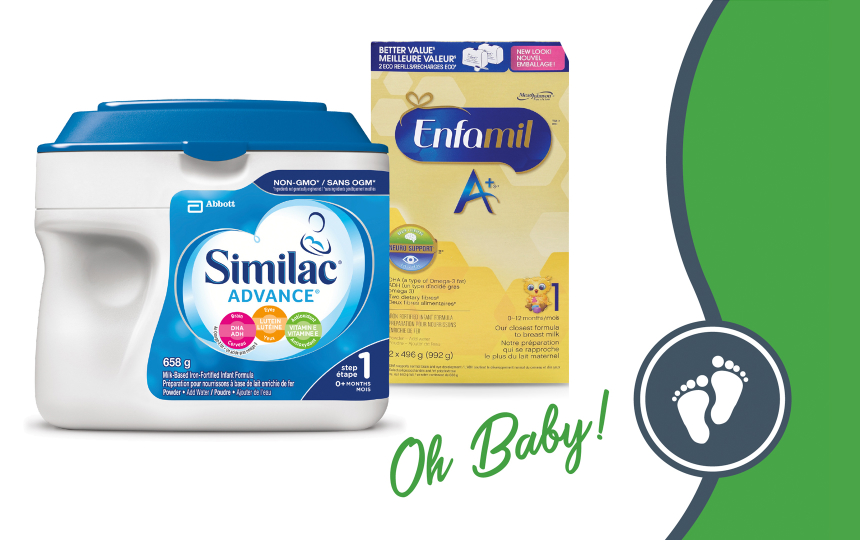 baby-infant-formula Different formats of formula packages