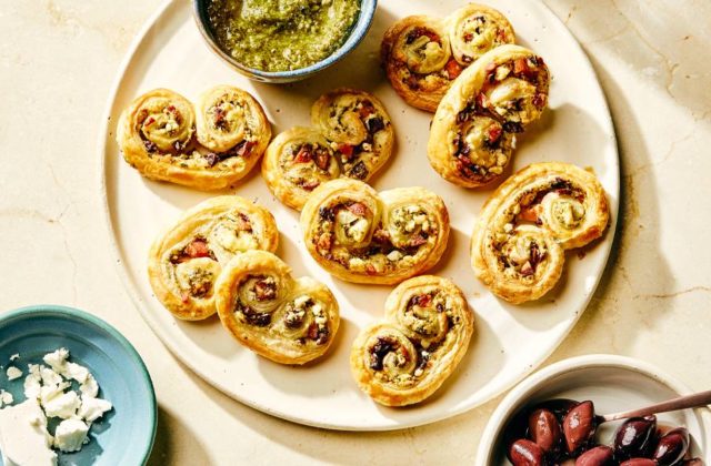 Pancetta & Feta Palmiers