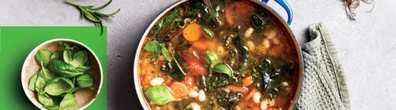 Vegetable stew with rosemary