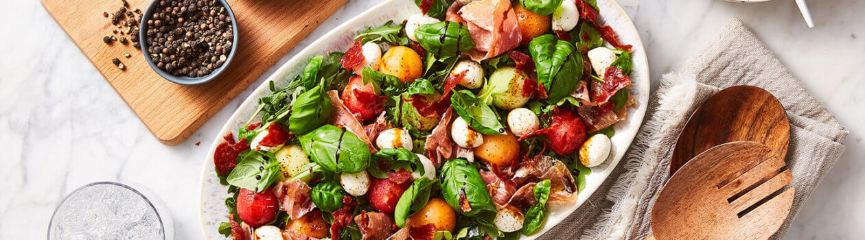 Melon Prosciutto Salad