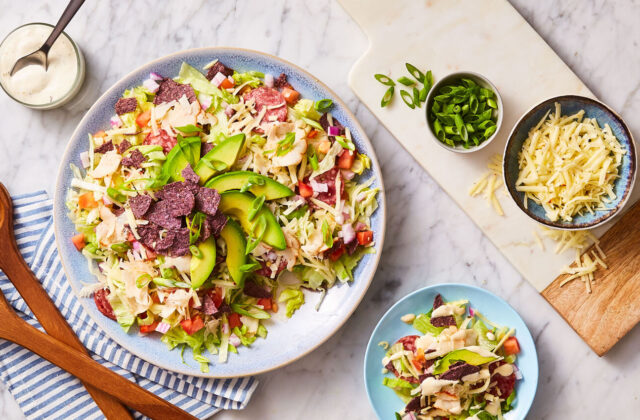 Taco Salad Dressing Plate