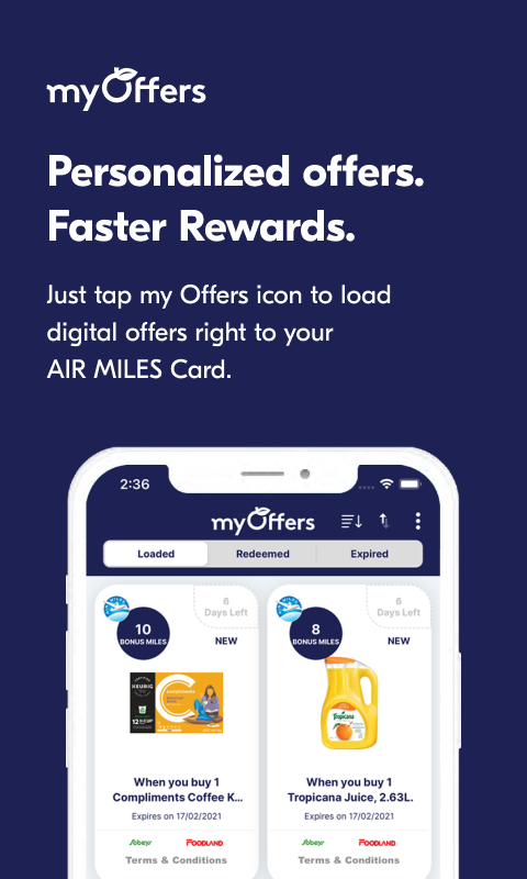 personalized offer, faster rewards