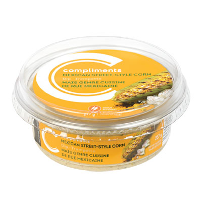 Package of COmpliments Mexican Street Style Corn Dip.
