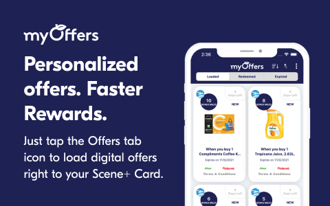 myOfferTileMob Personalized offers. faster rewards.