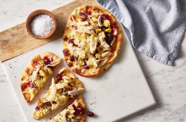 Turkey Leftover flatbread