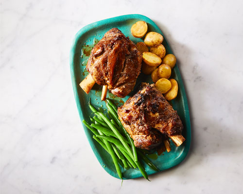 Red Wine Braised Nagano Pork Shank